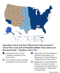 Operation God of Anti-War [Partition of the United States] Meme Template