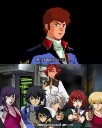Gundam Hate Amuro Meme Template