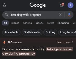 google AI smoking Meme Template