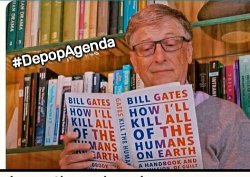 Bill Gates Depop Agenda Meme Template