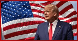 Trump flag Meme Template