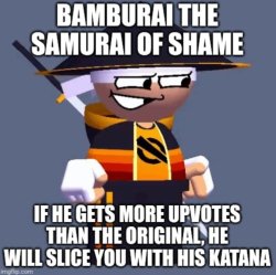 Bamburai of Shame Meme Template