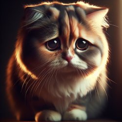 Cute cat sad Meme Template