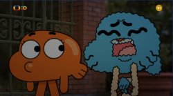 Gumball cold (with fluffy) Meme Template