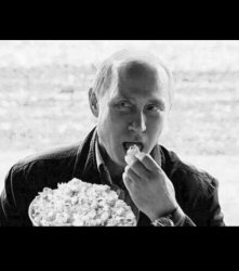 Putin popcorn Meme Template