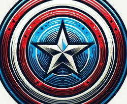 Captain America shield Meme Template
