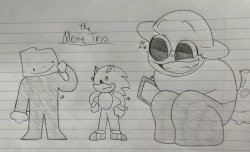 The Meme Trio! (Drawn by Marie) Meme Template