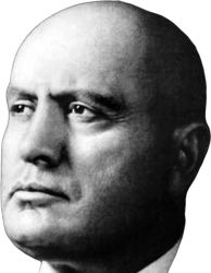 Mussolini face Meme Template