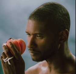 Usher Peach Meme Template