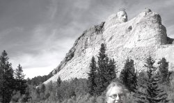Crazy Horse monument Meme Template