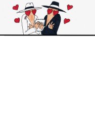 Spy and Spy Looking a Love Photo Meme Template