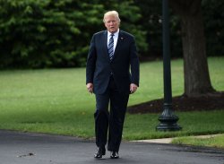 Trump walking toward camera Meme Template