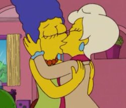 Marge Kissing Lindsey Nagle Meme Template