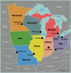 Midwestern United States Meme Template