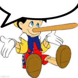 Pinocchio lying Meme Template