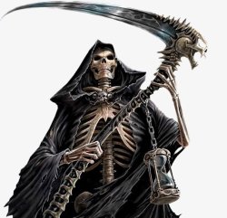Grim Reaper white background Meme Template