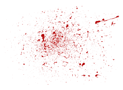 Sangre salpicada blood spot splatter Meme Template