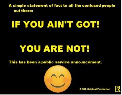 A PUBIC Service Announcement Meme Template