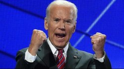 Angry Joe Biden fist pump Meme Template