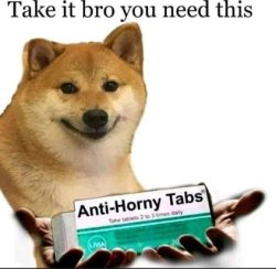 Anti - Horny Tabs Meme Template