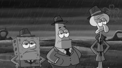 detective squidward patrick and spongebob Meme Template