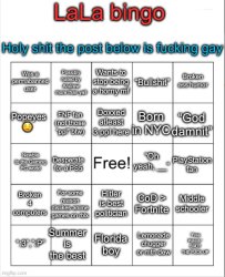 LaLa bingo :P Meme Template
