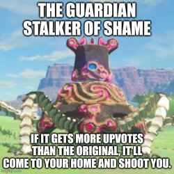 The guardian Stalker of shame Meme Template