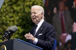 Joe Biden before pooping pants at D-day ceremony Meme Template