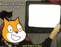 DeadCatWithAGun announcement temp 2 Meme Template