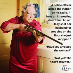 Granny with a Gun Meme Template