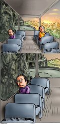 Two guys on a bus Meme Template