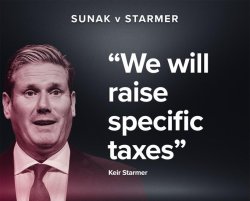 Starmer raise taxes Meme Template