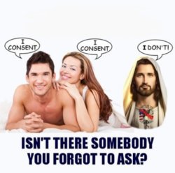 Consent jesus blank top Meme Template