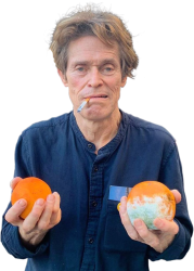 Willem Dafoe Oranges Meme Template