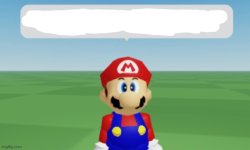 Mario says Meme Template
