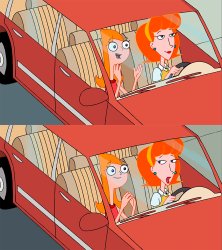 A veces me preocupas candance Meme Template