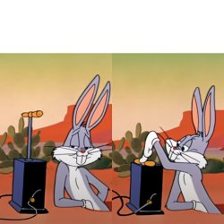 Bugs Bunny Boom Meme Template