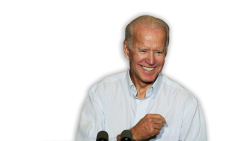 Smiling Joe Biden w/transparency Meme Template