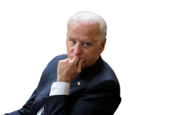 Nervous Joe Biden w/transparency Meme Template