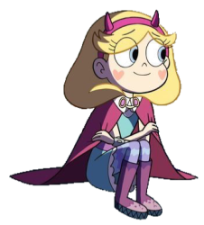 Caped Star Butterfly Meme Template
