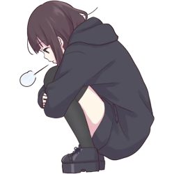 Menhera-chan sighs Meme Template