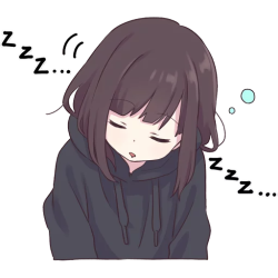 Menhera-chan sleeping Meme Template