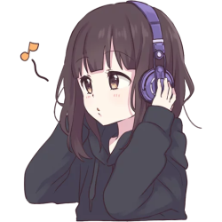 Menhera-chan listening music Meme Template