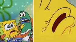 Spongebob Come Closer Meme Template