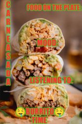 CarneAsada announcement template Meme Template