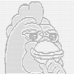 Ascii COQINU Meme Template