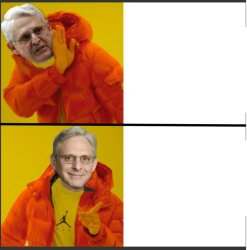 Merrick Garland hypocrite Meme Template