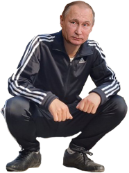 Gopnik Putin Meme Template