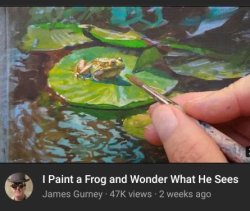 James Gurney Frog Meme Template