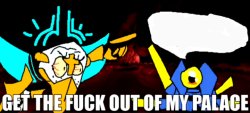Gabriel "GET OUT OF MY PALACE" Meme Template